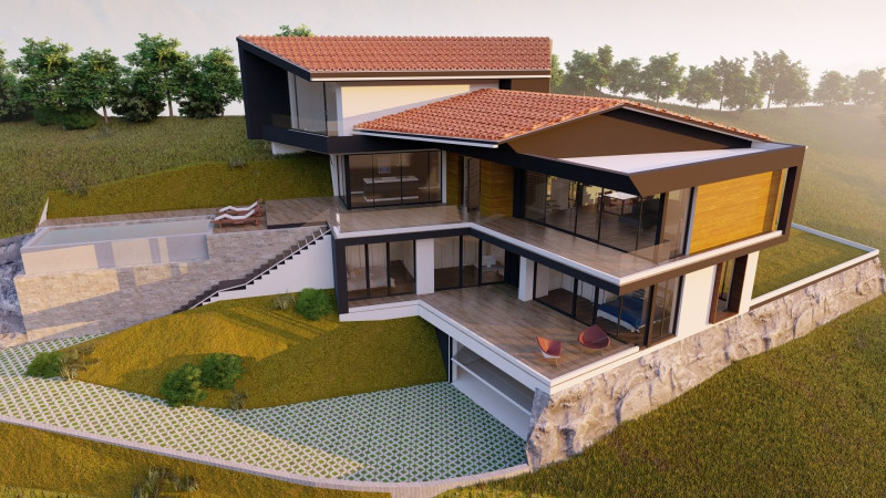 Terreno con Vistas Magníficas, con Proyecto de Chalet  y Licencia de Obra