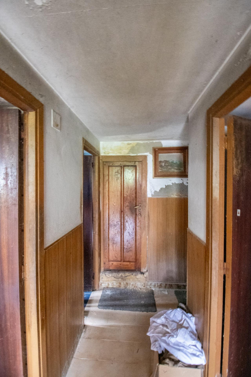 Casa para reformar con cuadra, fincas rústicas y monte de eucaliptos.