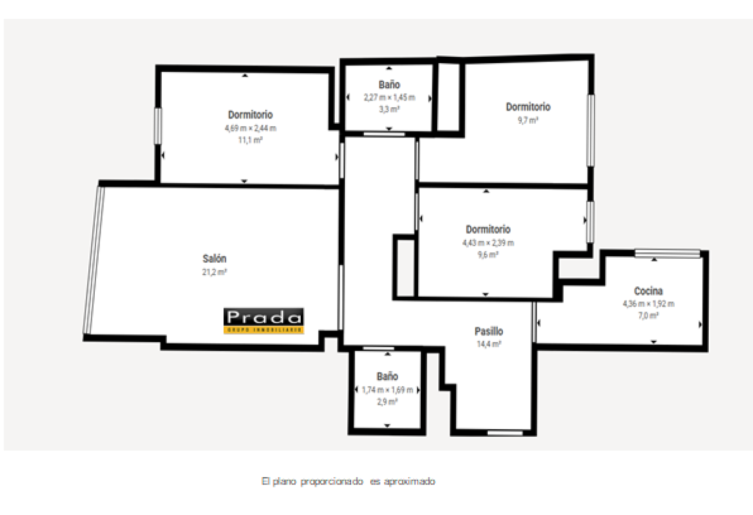 Venta de piso adoptado de  tres dormitorios con vistas a la Ría de  Ribadesella.