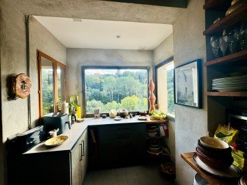 Cocina con vistas