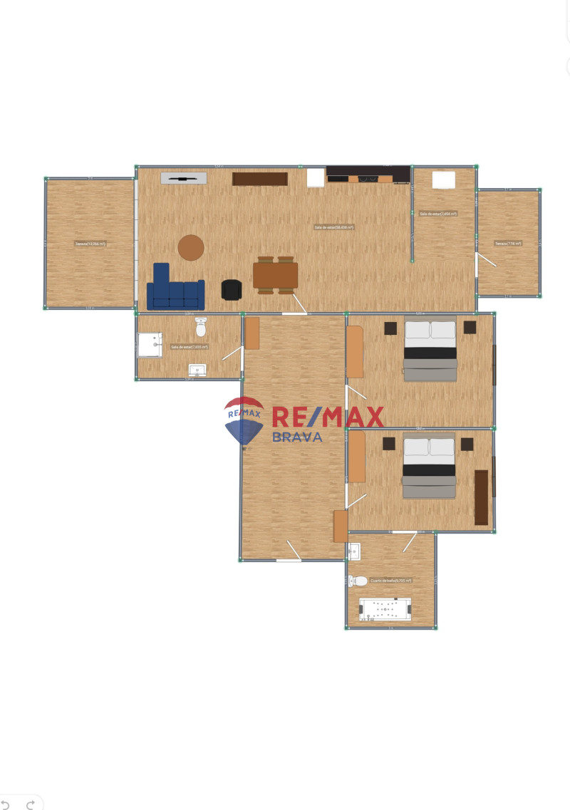 <p>Penthouse with terrace and unobstructed views, 2 bedrooms, elevator and parking, Empuriabrava, Costa Brava.</p>