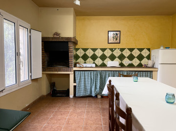 Salón comedor de la casa rural