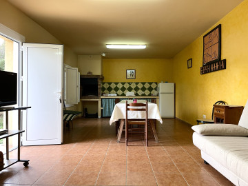 Salón comedor de la casa rural