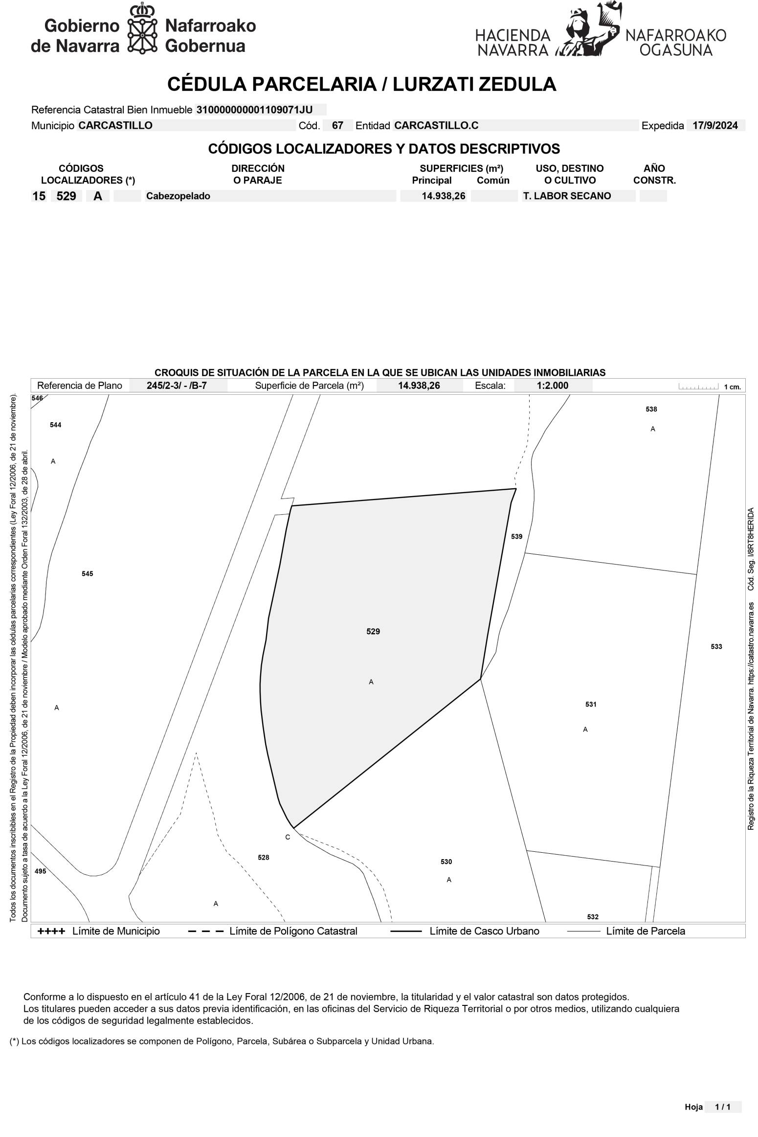 Fincas y solares-Venta-Carcastillo-1404678-Foto-4