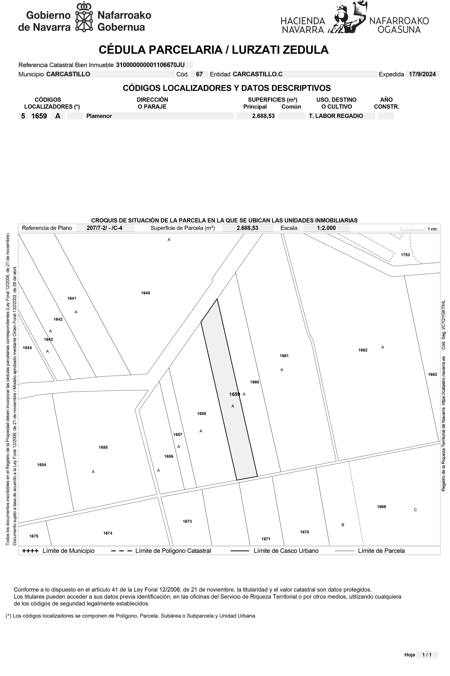 Fincas y solares-Venta-Carcastillo-1404678-Foto-2