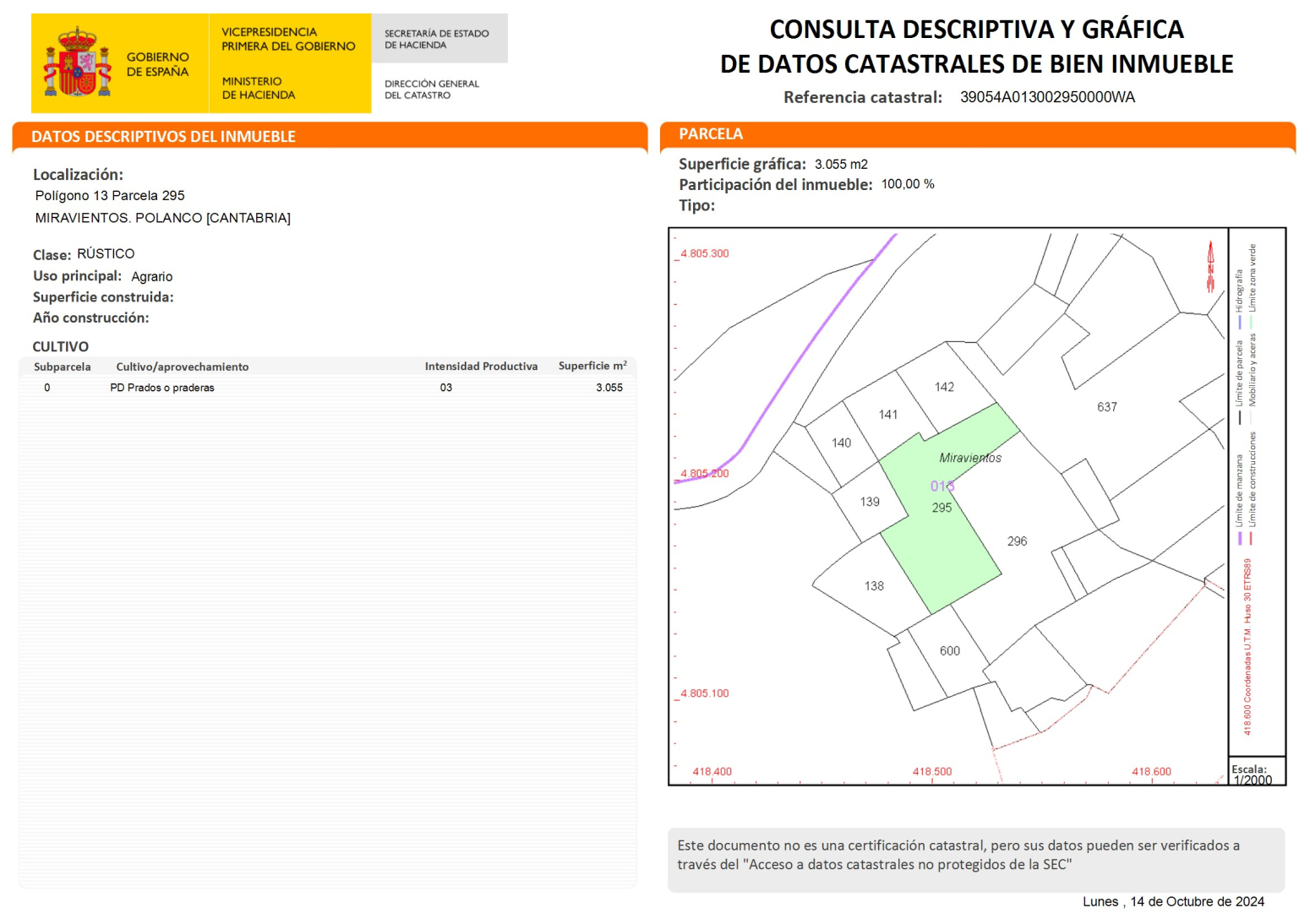 Fincas y solares-Venta-Polanco-1723953-Foto-2