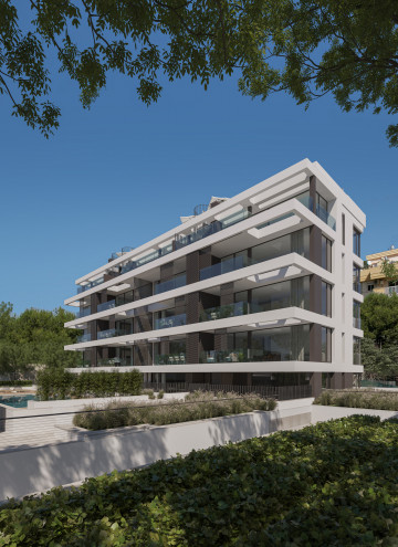 Luxuriöse Neubauwohnungen mit Meerblick in Palma