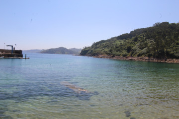 Playa y puerto de Tazones 