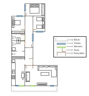Plano de la vivienda